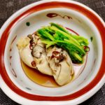 冬の味覚カキで簡単料理　栄養たっぷり〖酢牡蠣〗の作り方