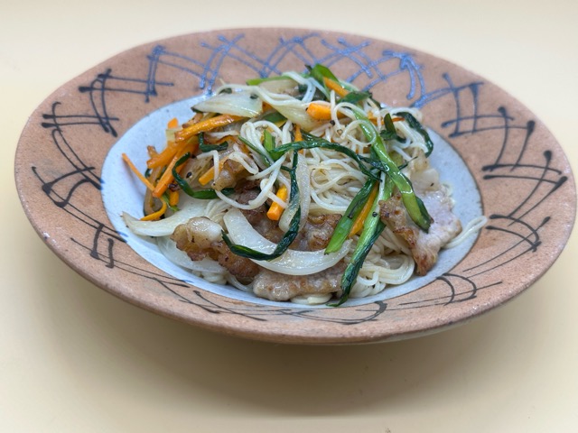 麺料理レシピ〖ソーメンチャンプルー〗