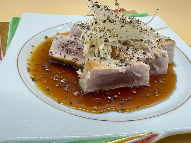 魚介料理レシピ〖まぐろのスパイシーステーキ〗