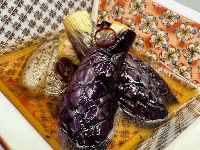 茄子料理レシピ〖新玉ねぎと小茄子の南蛮漬け〗