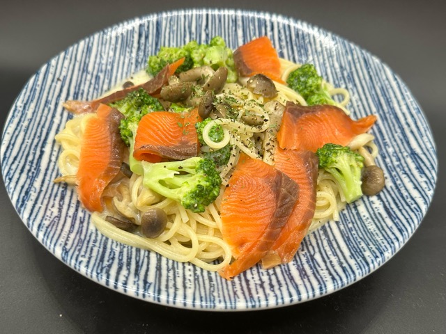 麺料理レシピ〖玉ねぎポタージュのクリームパスタ〗