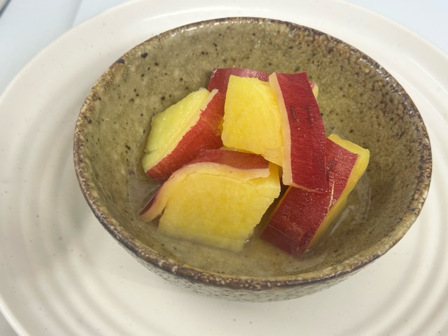 秋野菜料理レシピ〖さつま芋のレモン煮〗
